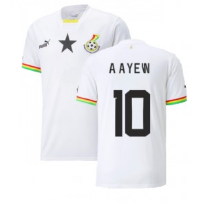 Ghana Andre Ayew #10 Hemmatröja VM 2022 Kortärmad